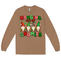 Toasted Coconut hanging with my gnomies Long Sleeve Tee - MaliasSmallBusiness
