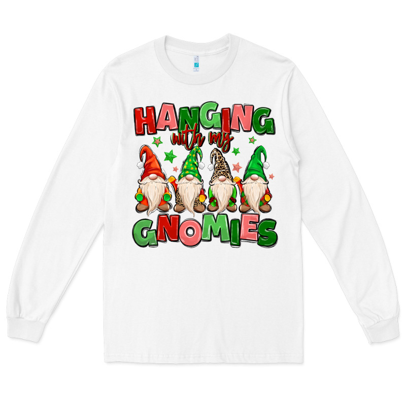 Hanging With My Gnomies Long Sleeve Tee by MaliasSmallBusiness | Teevron