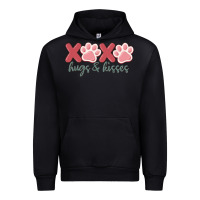 Black xoxo hugs and kisses Urban Hoodie - MaliasSmallBusiness