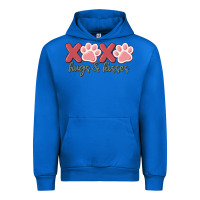 Cobalt xoxo hugs and kisses Urban Hoodie - MaliasSmallBusiness