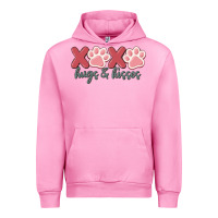 Fuchsia Pink xoxo hugs and kisses Urban Hoodie - MaliasSmallBusiness