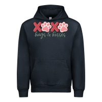 Navy xoxo hugs and kisses Urban Hoodie - MaliasSmallBusiness