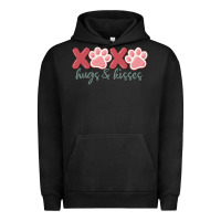 Pigment Black xoxo hugs and kisses Urban Hoodie - MaliasSmallBusiness