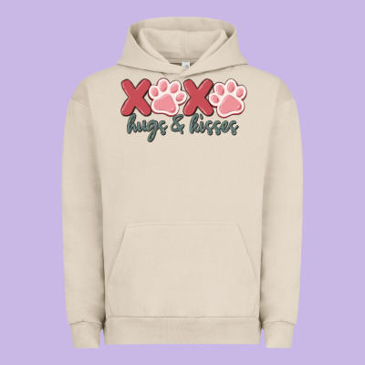 Xoxo Hugs And Kisses Urban Hoodie Designed By Maliassmallbusiness
