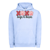 Pigment Grape Ice xoxo hugs and kisses Urban Hoodie - MaliasSmallBusiness