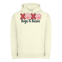Pigment Pistachio xoxo hugs and kisses Urban Hoodie - MaliasSmallBusiness