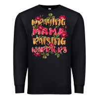 Black praying mama raising warriors Premium Sweatshirt - JahusDesignShop