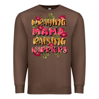 Chestnut praying mama raising warriors Premium Sweatshirt - JahusDesignShop