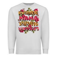 Dove Grey praying mama raising warriors Premium Sweatshirt - JahusDesignShop