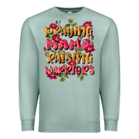 Seafoam praying mama raising warriors Premium Sweatshirt - JahusDesignShop