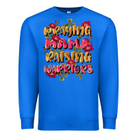 True Royal praying mama raising warriors Premium Sweatshirt - JahusDesignShop