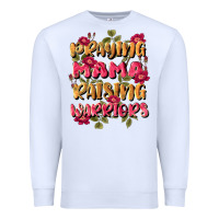 White praying mama raising warriors Premium Sweatshirt - JahusDesignShop