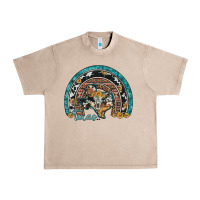 French Oak texas map sunflower leopard cowhide aztec turquoise gemstone rainbow Urban Heavy Tee - Artiststas