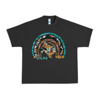 Pigment Black texas map sunflower leopard cowhide aztec turquoise gemstone rainbow Urban Heavy Tee - Artiststas