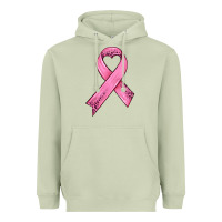 Matcha pink ribbon Heavyweight Hoodie - HRA Design Shop