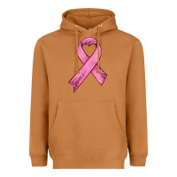 Meerkat pink ribbon Heavyweight Hoodie - HRA Design Shop
