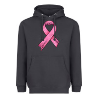 Smoke pink ribbon Heavyweight Hoodie - HRA Design Shop