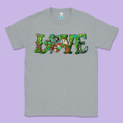 Love With Shamrock Classic Tee Designed By Ranaportraitstore