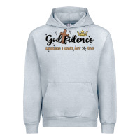 Heather Grey godfidence Urban Hoodie - MaliasSmallBusiness