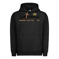 Pigment Black godfidence Urban Hoodie - MaliasSmallBusiness