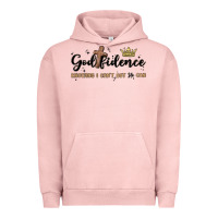 Pigment Salmon godfidence Urban Hoodie - MaliasSmallBusiness