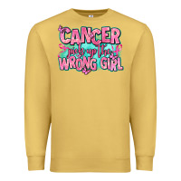 Antique Gold cancer pick up the wrong girl Premium Sweatshirt - AdoDesignShop