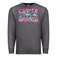 Charcoal Heather cancer pick up the wrong girl Premium Sweatshirt - AdoDesignShop