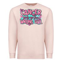 Pale Pink cancer pick up the wrong girl Premium Sweatshirt - AdoDesignShop