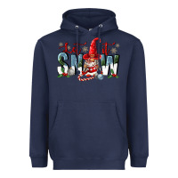 Navy let it snow Heavyweight Hoodie - FaDigitalArtStudio