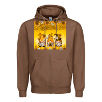 Chestnut bumble bee gnomes Zipper Hoodie - Zillion Design Studio