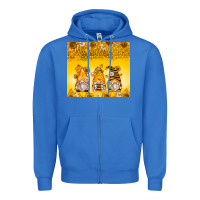 True Royal bumble bee gnomes Zipper Hoodie - Zillion Design Studio