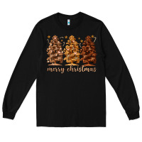 Black melanin christmas trees Long Sleeve Tee - MaliasSmallBusiness