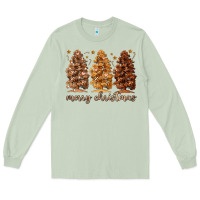 Matcha melanin christmas trees Long Sleeve Tee - MaliasSmallBusiness