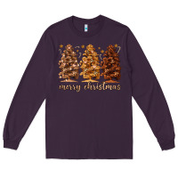 Plum melanin christmas trees Long Sleeve Tee - MaliasSmallBusiness