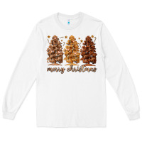 White melanin christmas trees Long Sleeve Tee - MaliasSmallBusiness