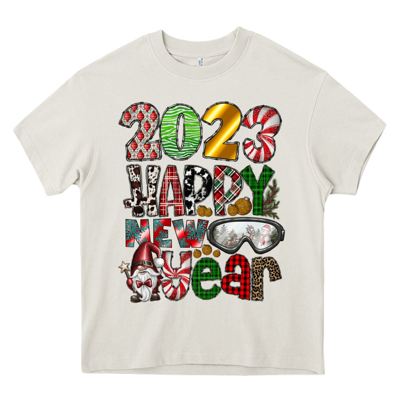 2023 Happy New Year Heavy Core Tee by CowhideDigitalArt | Teevron