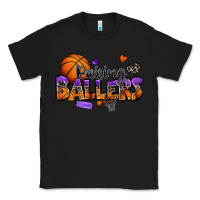Black raising ballers basketball Classic Tee - Zillion Design Studio