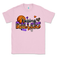 Bubblegum Pink raising ballers basketball Classic Tee - Zillion Design Studio