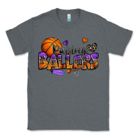 Charcoal Heather raising ballers basketball Classic Tee - Zillion Design Studio