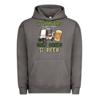 Pigment Tornado a god day starts with golf carts and beer Urban Hoodie - MaliasSmallBusiness