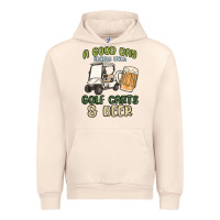 Sandshell a god day starts with golf carts and beer Urban Hoodie - MaliasSmallBusiness