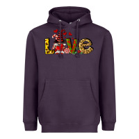 Plum love gnomes Heavyweight Hoodie - FaDigitalArtStudio