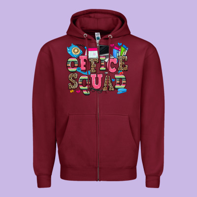 Zipper Hoodie office squad