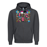Smoke office squad Zipper Hoodie - Zillion Design Studio