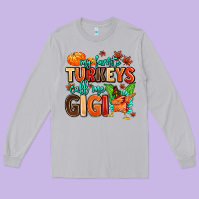 Long Sleeve Tee my favorite call me gigi