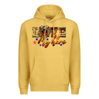 Antique Gold Love My Hero Firefighter Premium Hoodie - LillyAllenDesigns