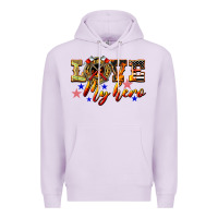Lilac Love My Hero Firefighter Premium Hoodie - LillyAllenDesigns
