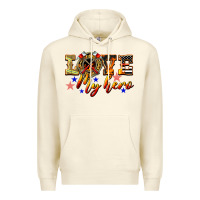 Sandshell Love My Hero Firefighter Premium Hoodie - LillyAllenDesigns