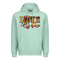 Seafoam Love My Hero Firefighter Premium Hoodie - LillyAllenDesigns