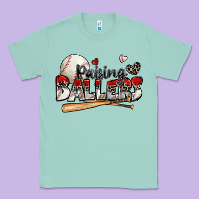 Classic Tee raising ballers baseball
